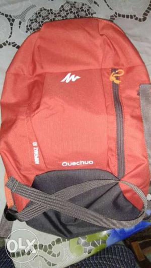 New Sports Quechua bag red black edition. 10litre fix price