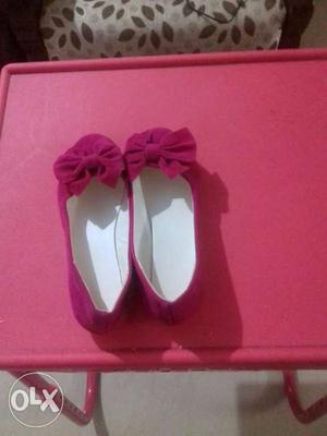 New and cute pink shoes. Just bought it today.