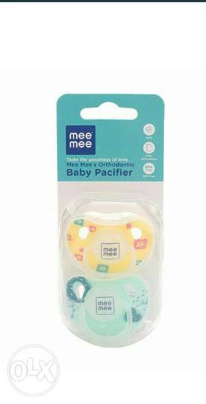 New unused pacifiers for infants