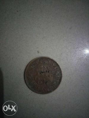 One Quarter Gray India Anna Coin