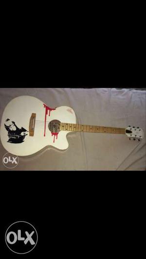 Original signature acouistic guitar with cover bag Fixed