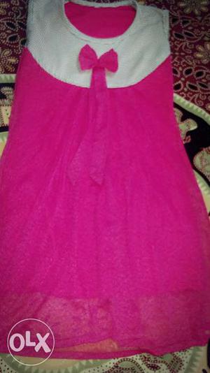 Pink frok top