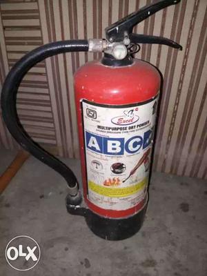Red ABC Fire Extinguisher