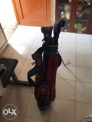 Red And Black Golf Bag