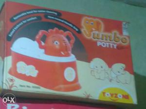 Red And White Jumbo Potty Box