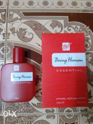 Red Being Human Essential Spray Bottle With Box