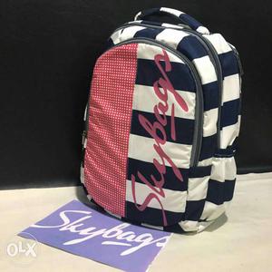 Red, White And Blue Skybags Backpack