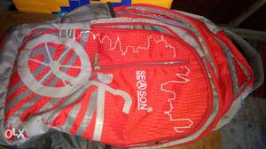 Season backpack with rainproof cover unused bag