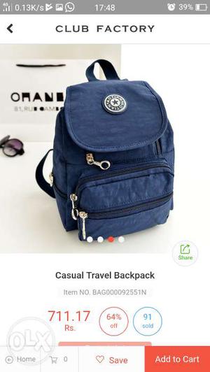 Small and Beautiful Backpack