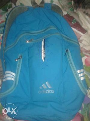 Teal And Gray Adidas Backpack