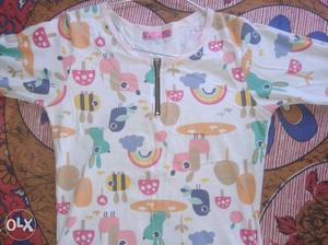 Toddler's Multicolored Shirt long sleeves top sweet colours