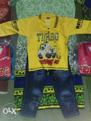 Yellow Turbo Jersey Shirt