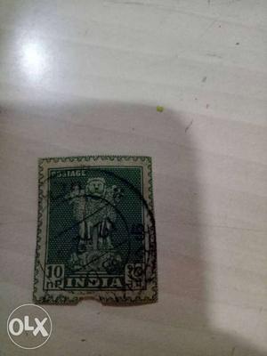10 NP India Used Postage Stamp