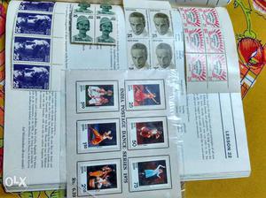 A good collection of old Indian postal stamps and