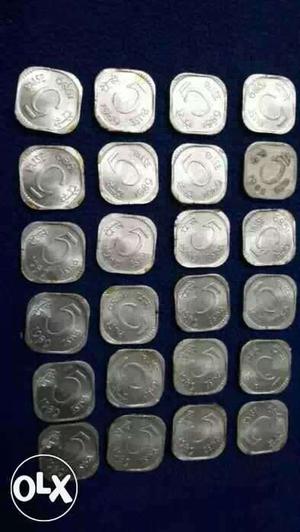 Antique 5 paisa 85 coins