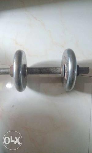 Black And Stainless Steel Adjustable Dumbbells