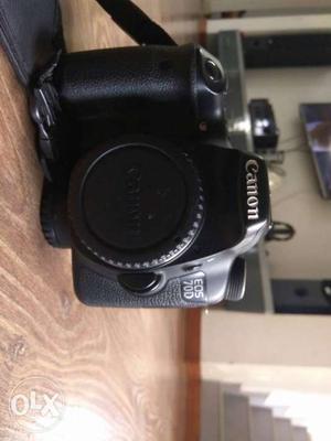 Black Canon EOS 70D Camera