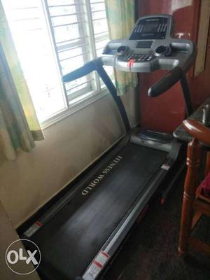 Black Fitness World Treadmill