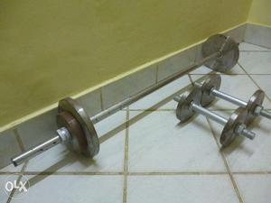 Dumbbells Barbell weight plates 30 kgs total