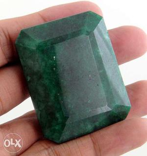 Emerald ganesh idol and big size emerald