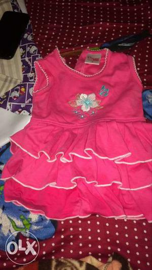 Frock for 0 to 6 months. brand new used only