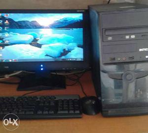 Full set computer with core2duo,4GB RAM,500GB