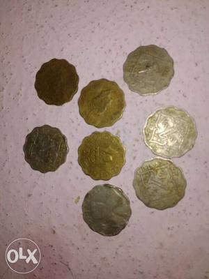 Gold-colored Coin Collection