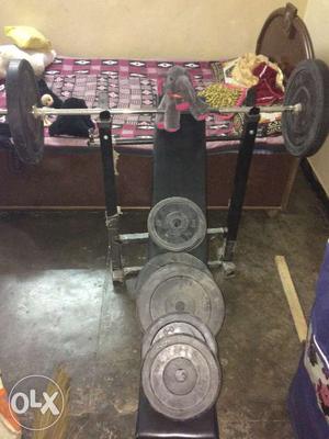 I have multi angle bench, chest stets rod,