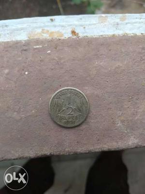 Old 50 paise coin written as  year released