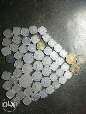 Old coins 1 2paisa $ paisa