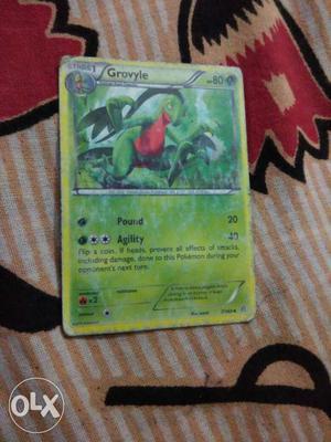 Pokemon Grovyle Trading Card