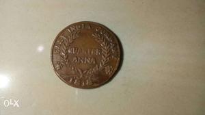 Quarter Indian Anna Coin