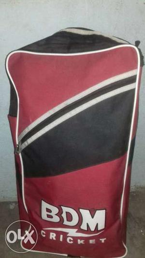 Red And Black BDM Cricket Bag