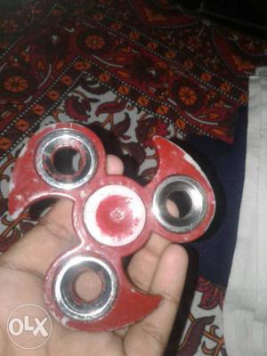 Red Steel Hand Spinner