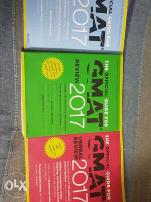 Three GMAT  Review Books