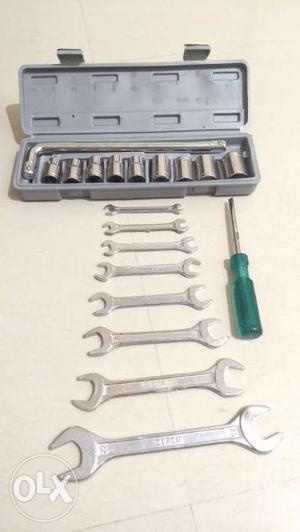 Tool set with different tools.