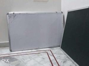 Urgently sell white board dual side (both chock and marker)