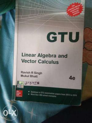 Vector calculas gtu engineering 1 st year book