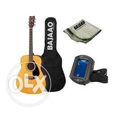 Yahama Guitar F310 with extra string and guitar tuner