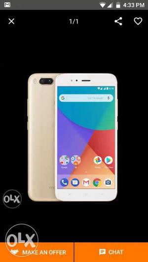 15 days old mi a1 64 gb in excellent condition.