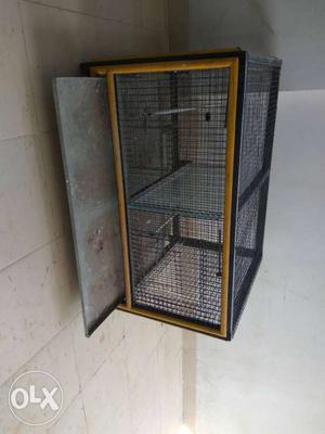 Black And Yellow birds Cage
