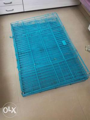 Blue Wire cage