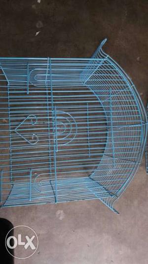 Blue Wired Pet Cage