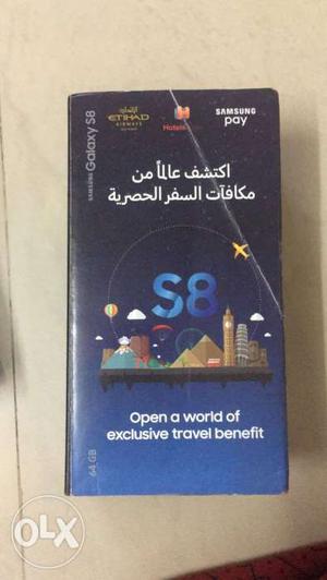Brand New Samsung S8. Seal packed. 64 GB DUAL SIM