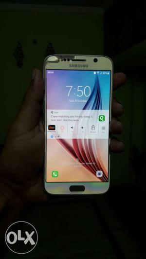 Galaxy s6 32gb with bill, box, data cable, fast
