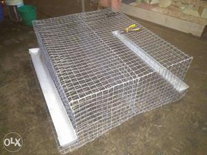 Homemade net cage for hen.make with order