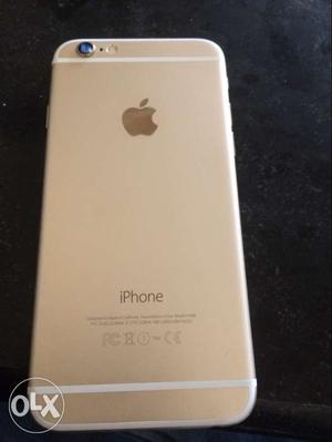 I phone 6 gold colour With charger