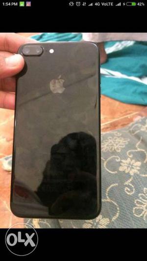 Iphone 7 plus 128gb jet black with 5more months