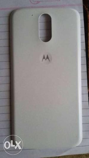 Moto G4 Plus White Backcover (Original)