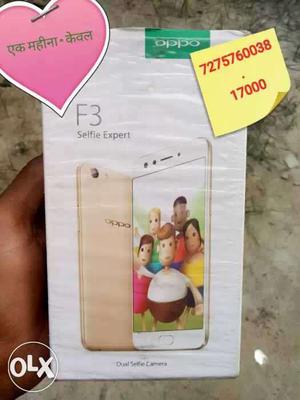Oppo f3, 1 manth old